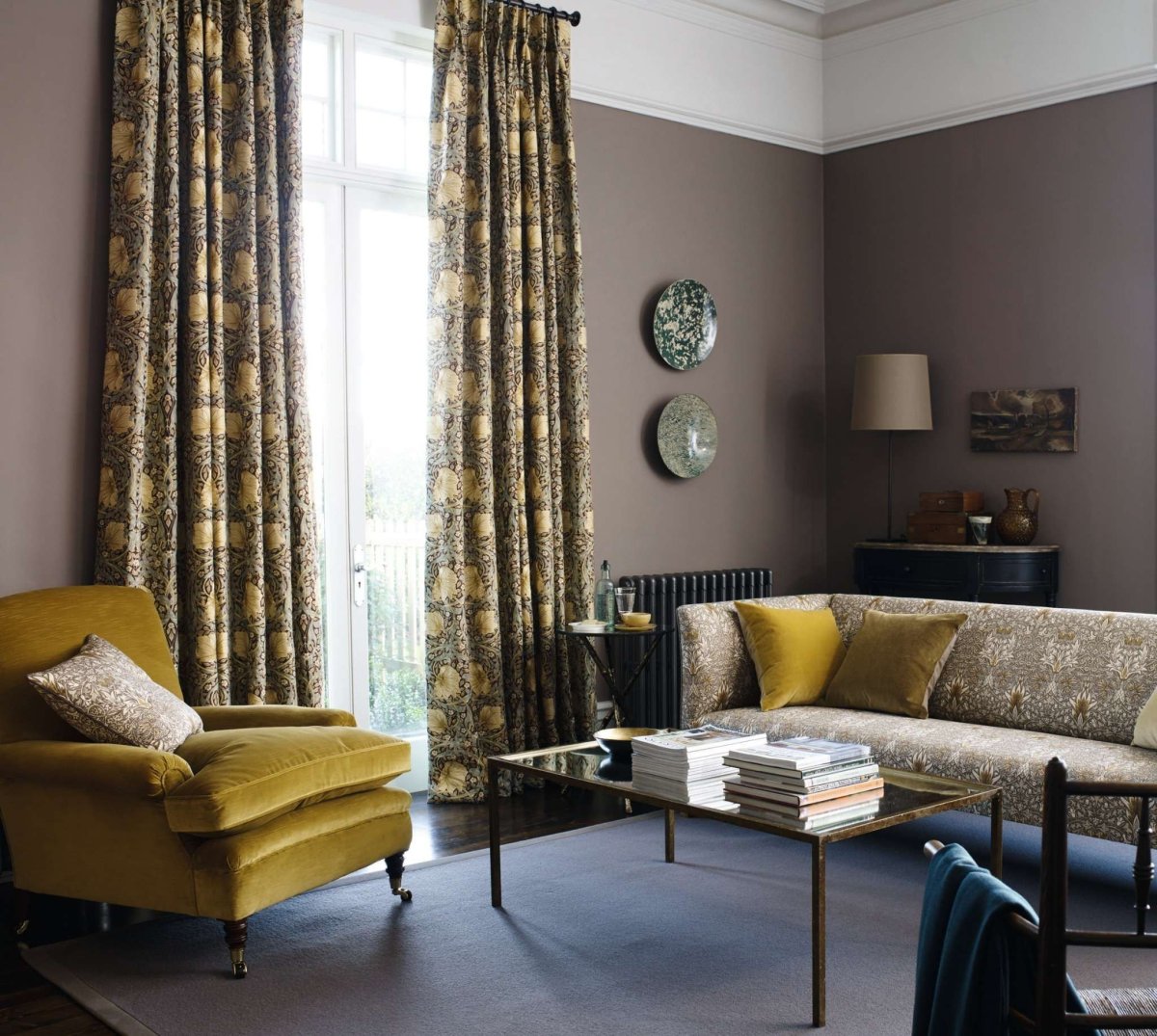 Шторы Уильям Моррис в интерьере