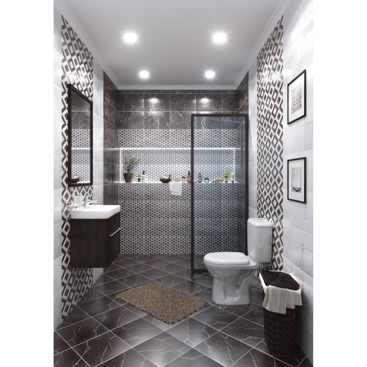 Плитка наcтенная «Помпеи 1»