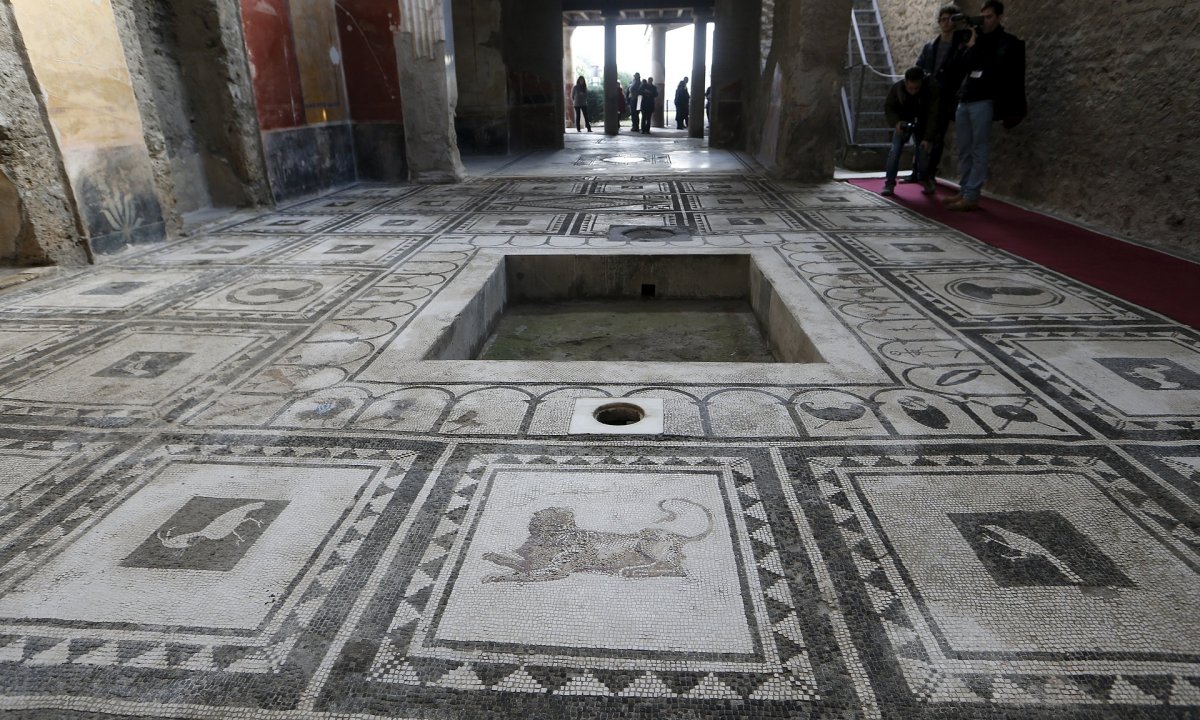 Древнеримская мозаика Помпеи