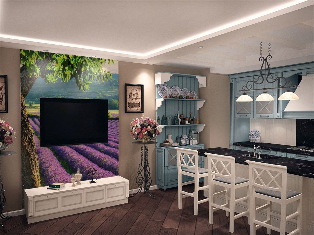 Гостиная Прованс 2