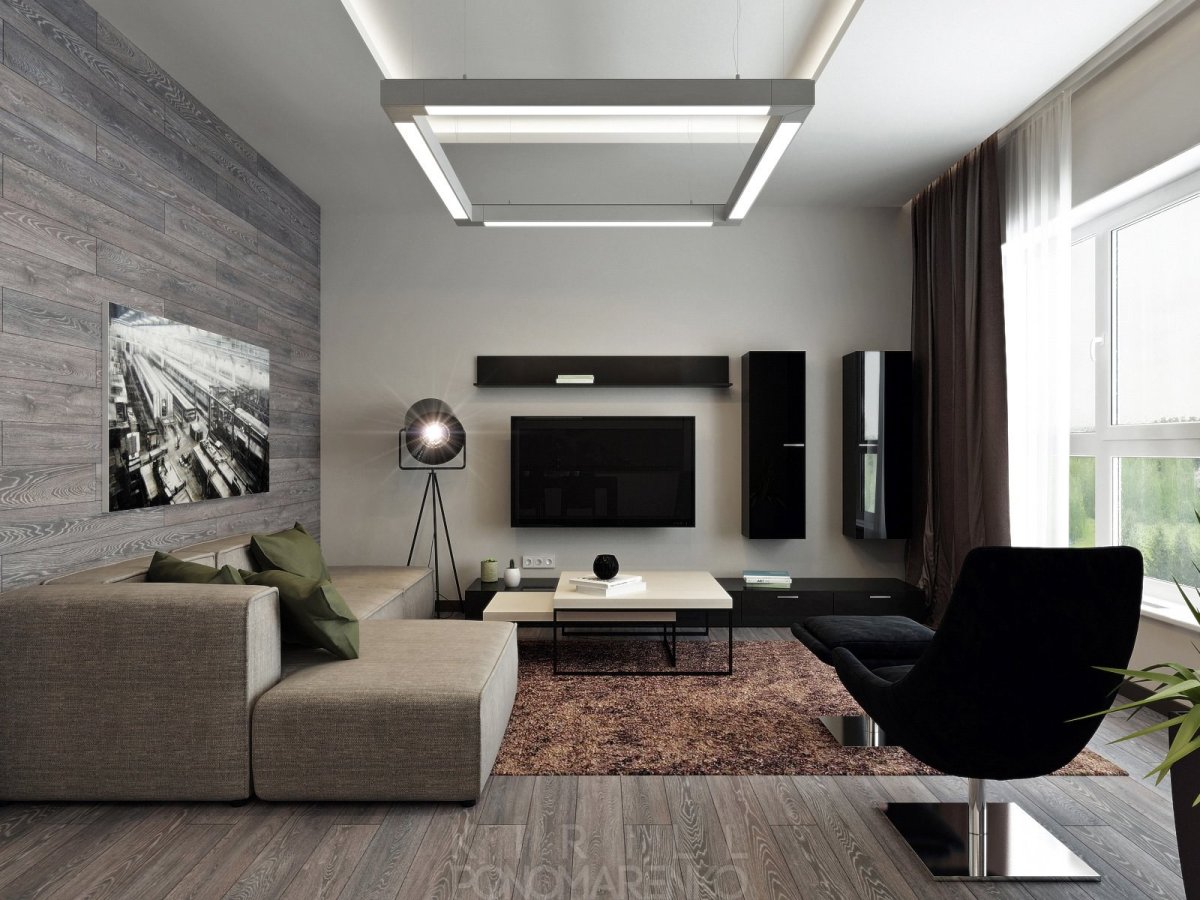 Стильные гостиные в современном стиле