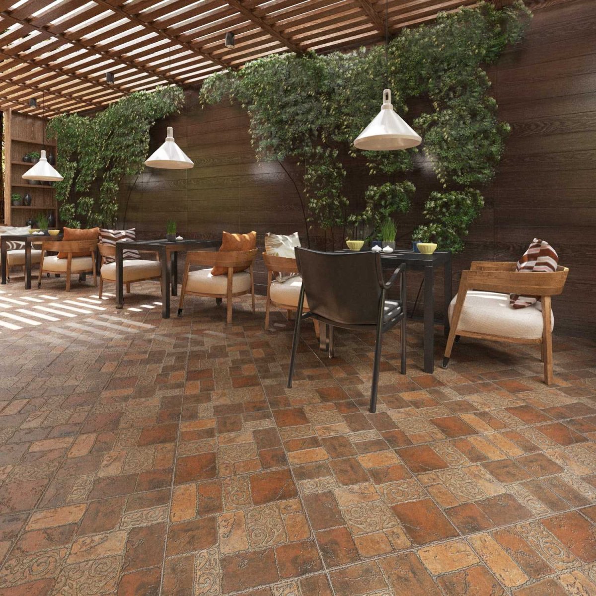 Керамогранит Медичи 6046-0160 45x45 каштановый