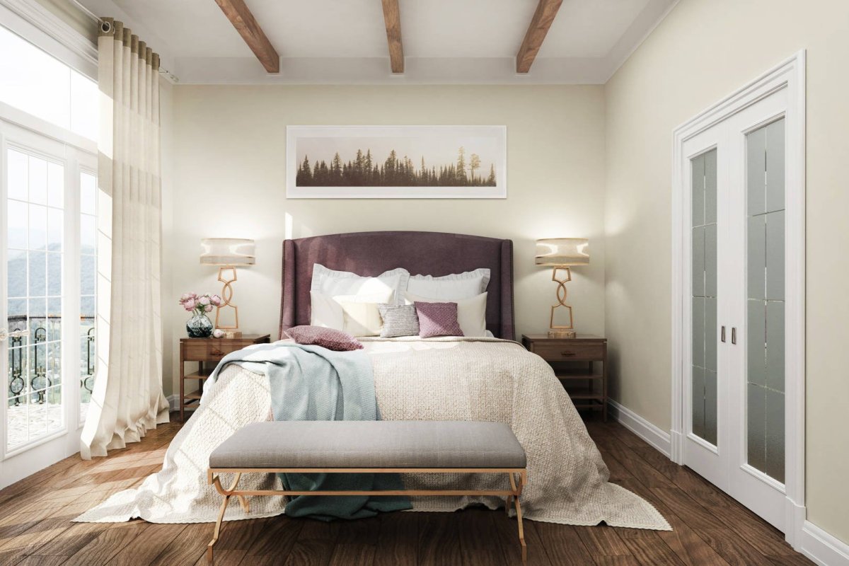 Спальня в современном американском стиле
