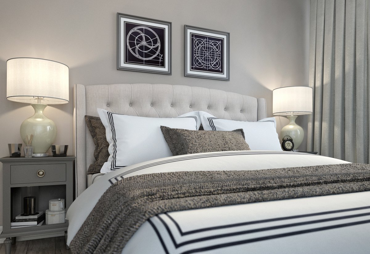 Спальня в стиле американская классика