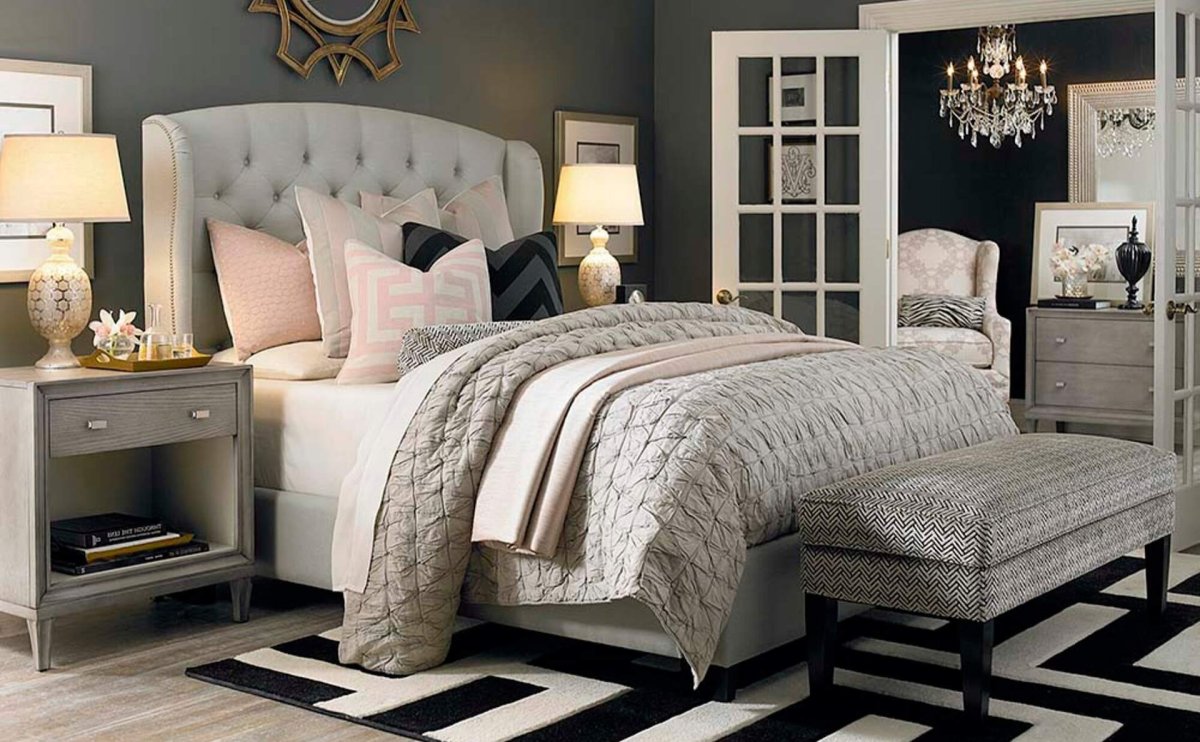 Спальня в стиле американская классика