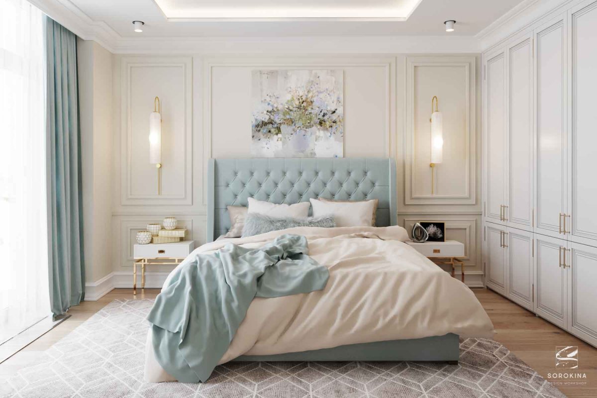 Спальня в американской классике