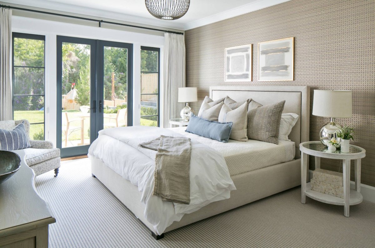 Интерьер спальни в американском стиле