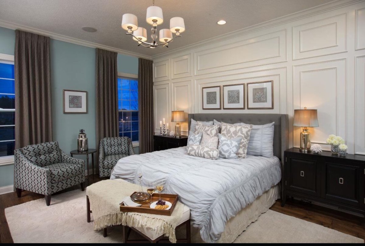 Спальня в стиле американская классика