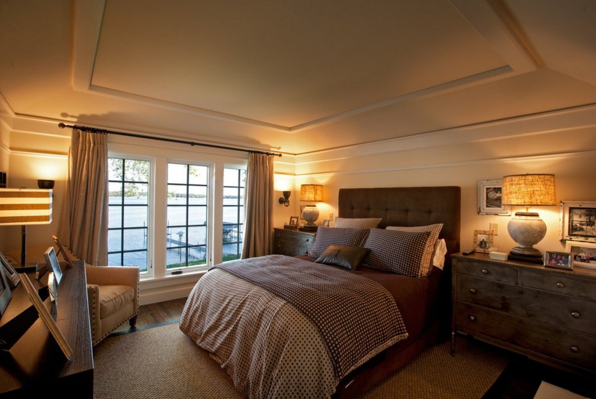 Уютный интерьер спальни