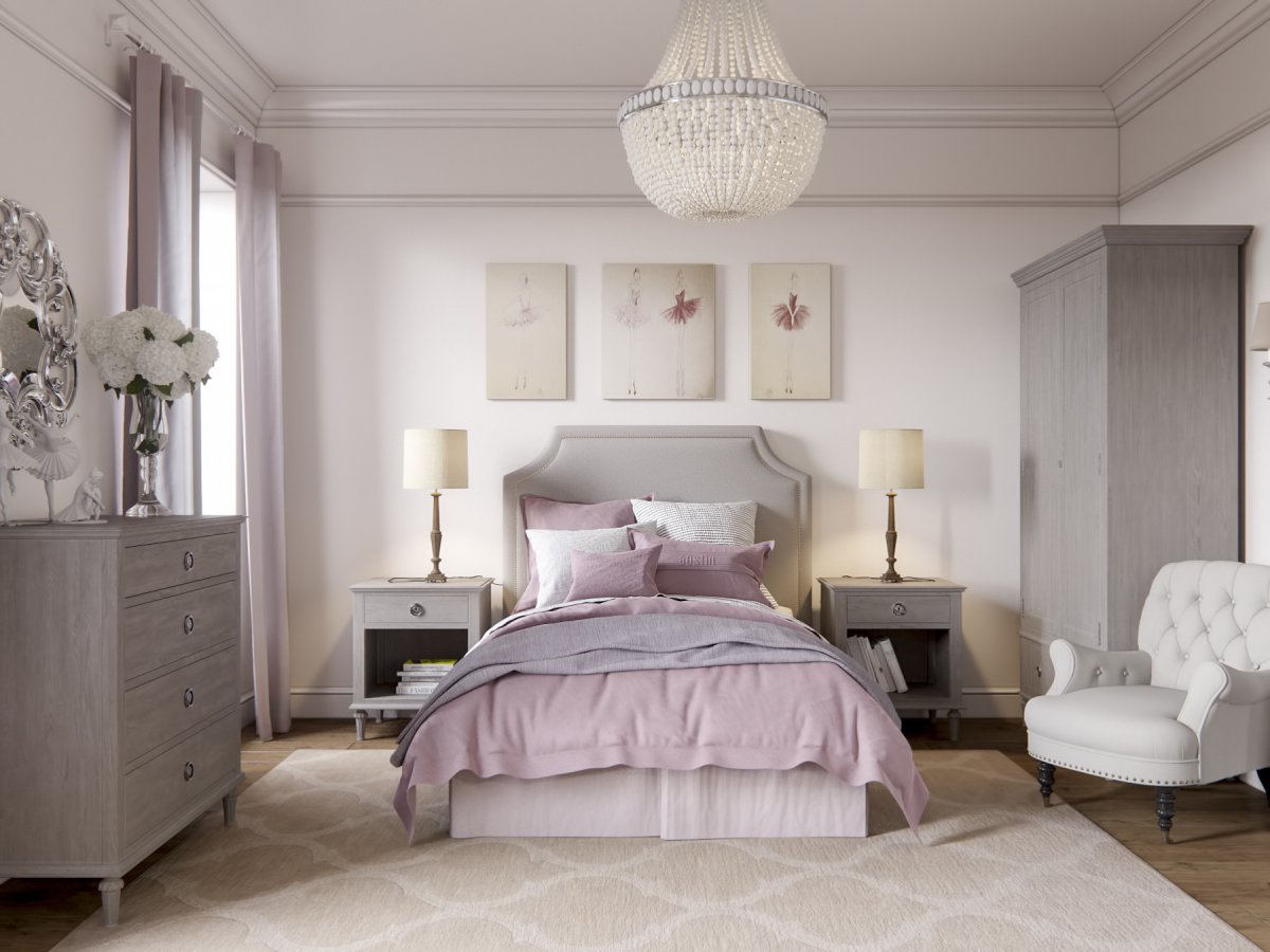 Спальня в стиле американская классика