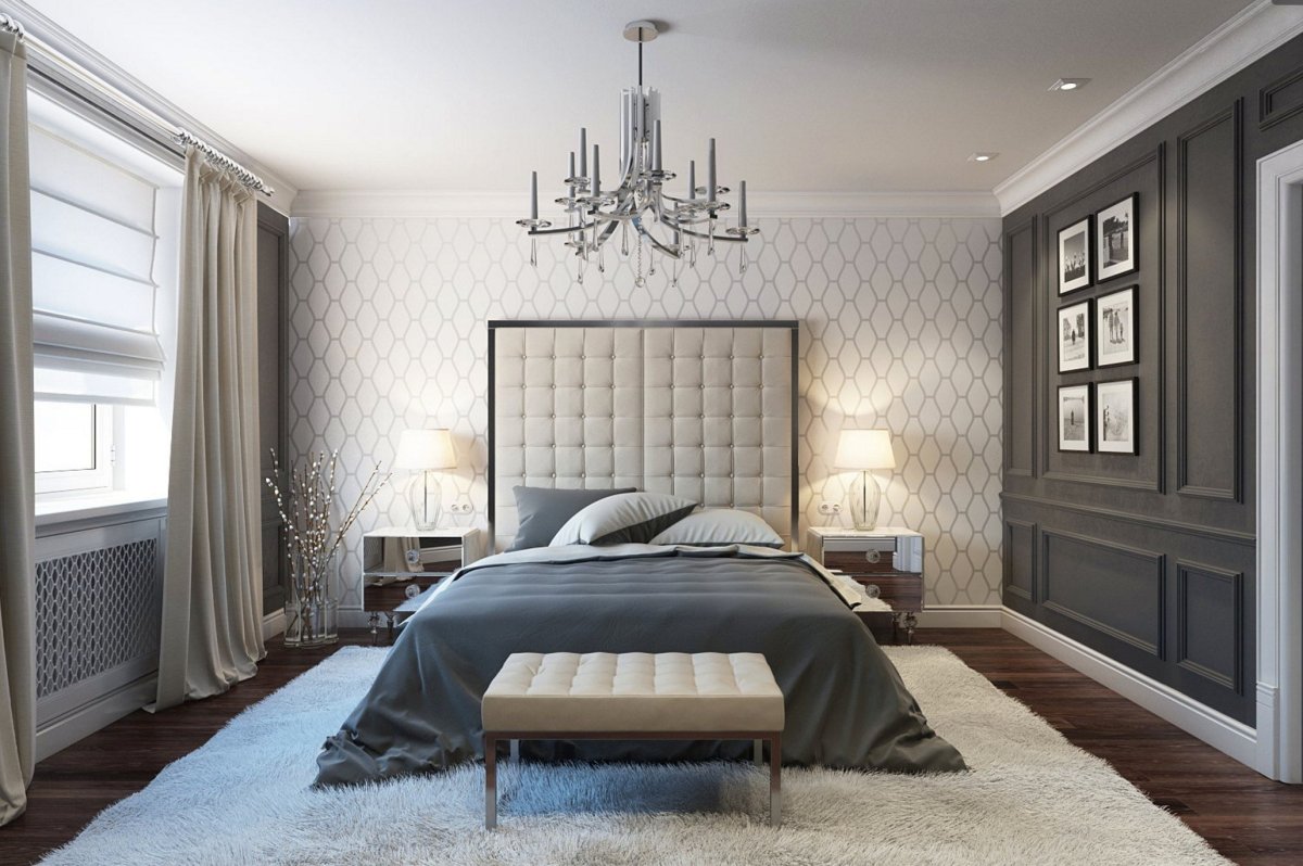 Спальня в стиле американская Неоклассика