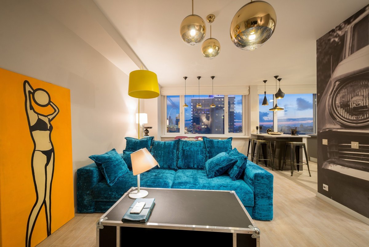 Современный поп арт в интерьере