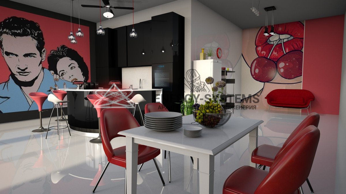 Онто-арт стиль в интерьере