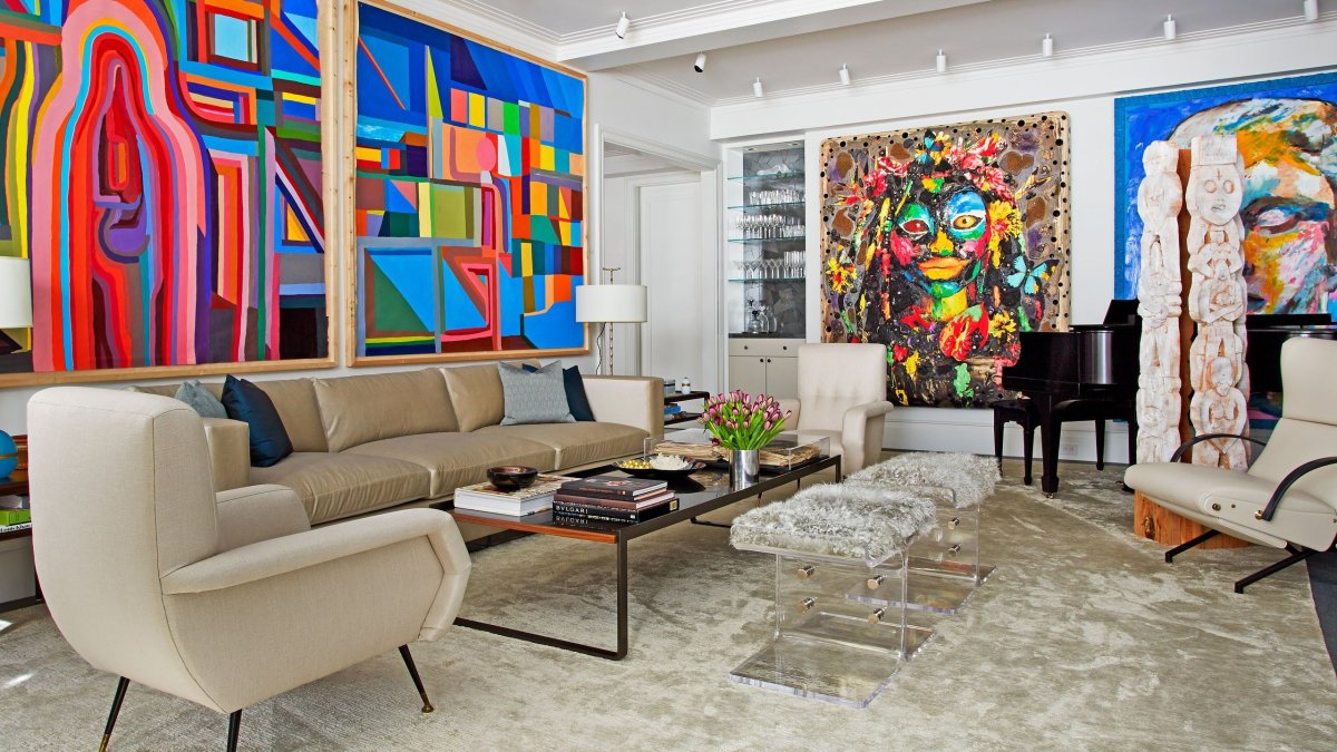 Современное искусство в интерьере