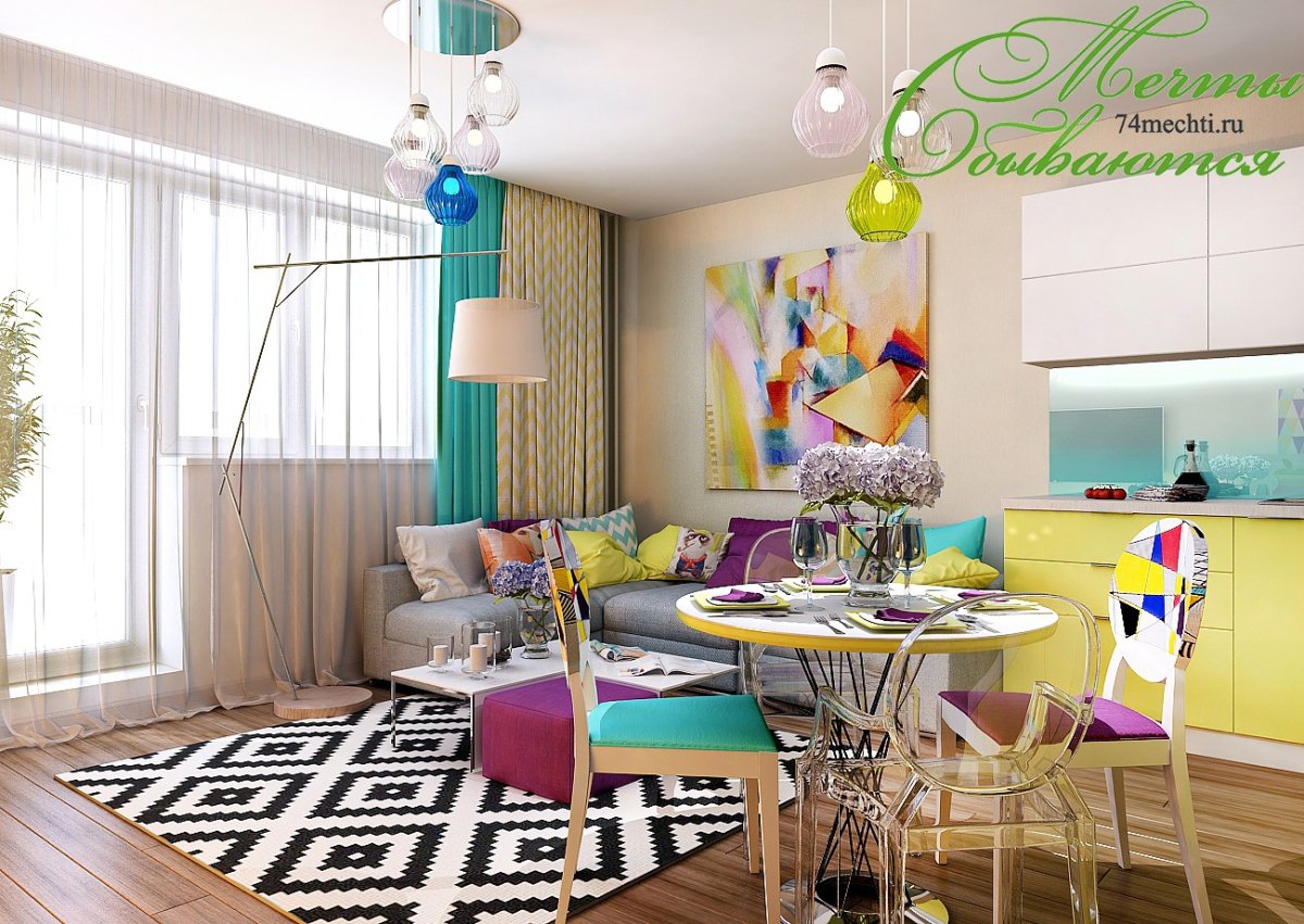 Интерьер стиль онто Фьюжн