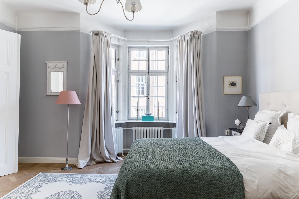 Спальня в скандинавском стиле