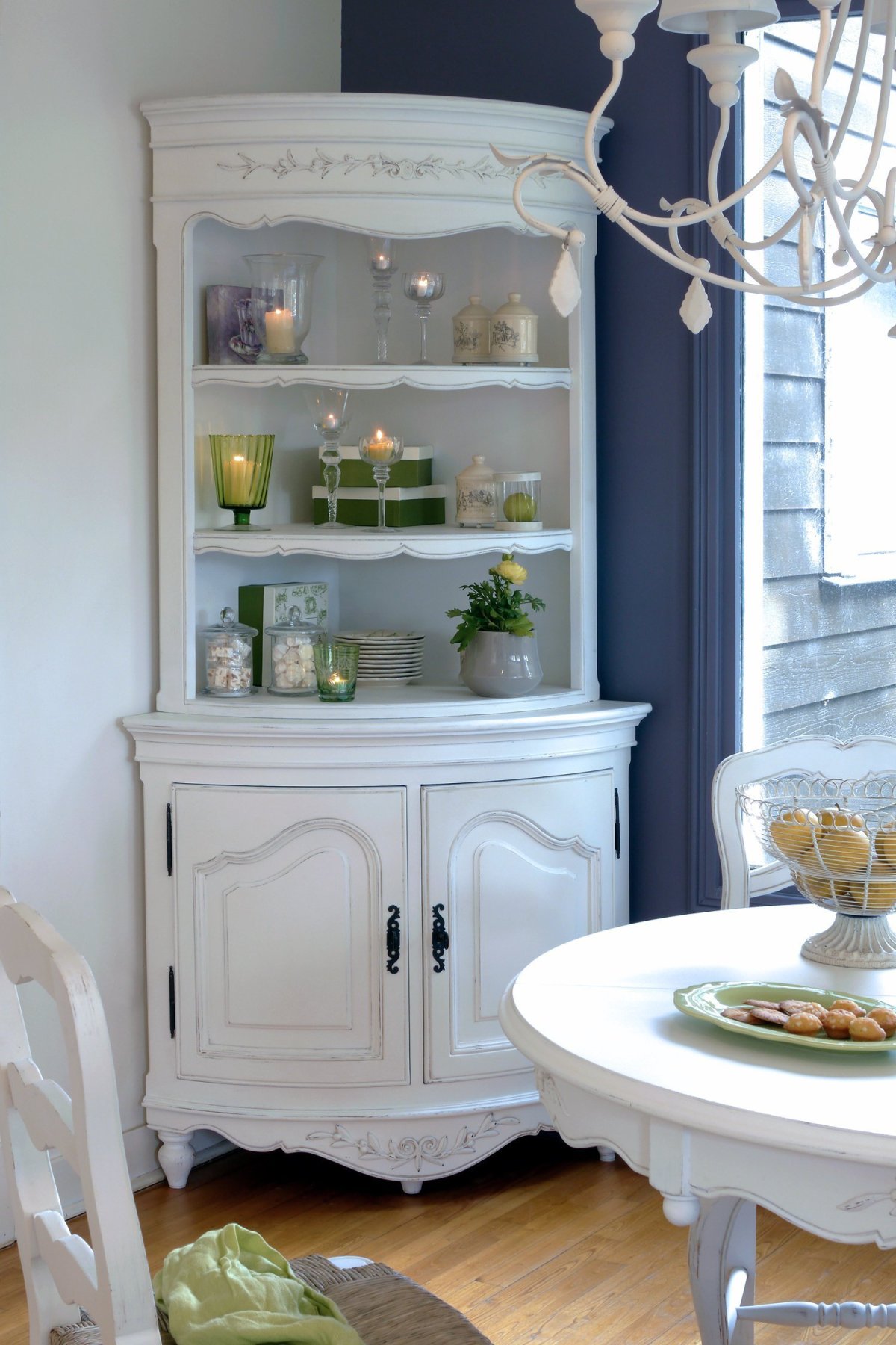 Угловые Буфеты для кухни в стиле Прованс