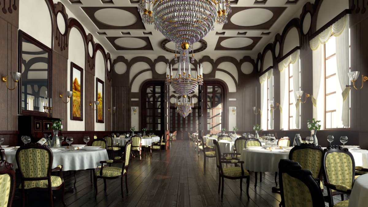 Ресторан в классическом стиле