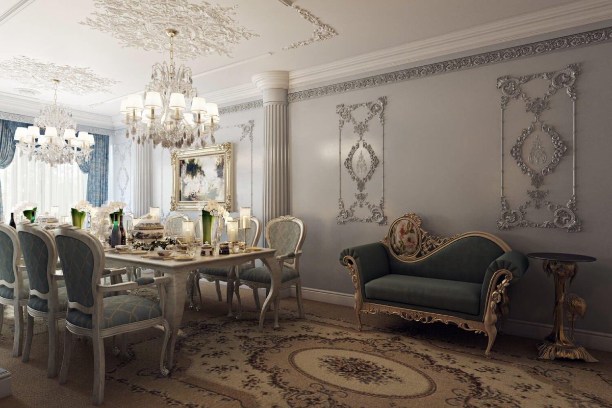 Ресторан в стиле классицизм
