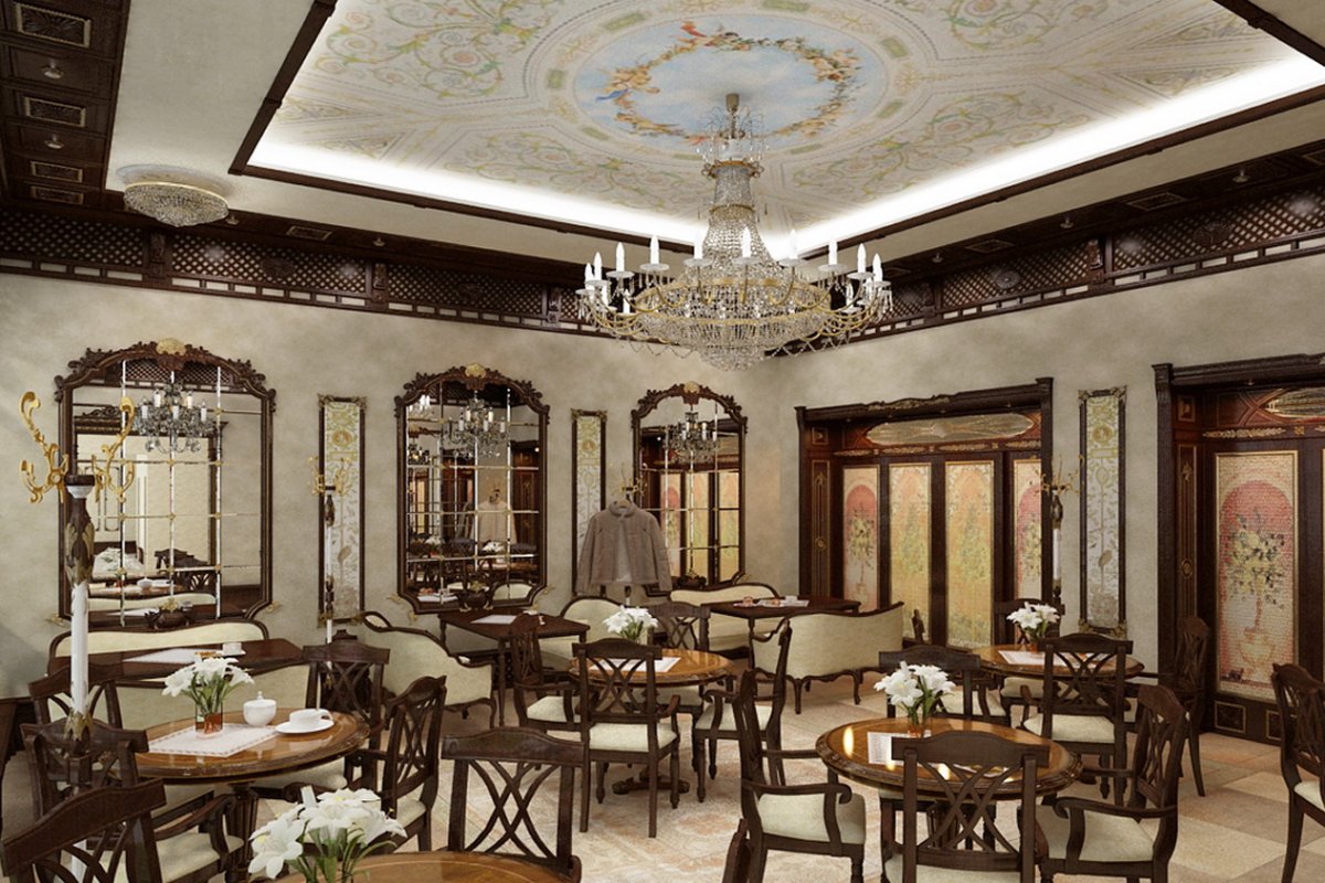 Банкетный зал сталинский Ампир