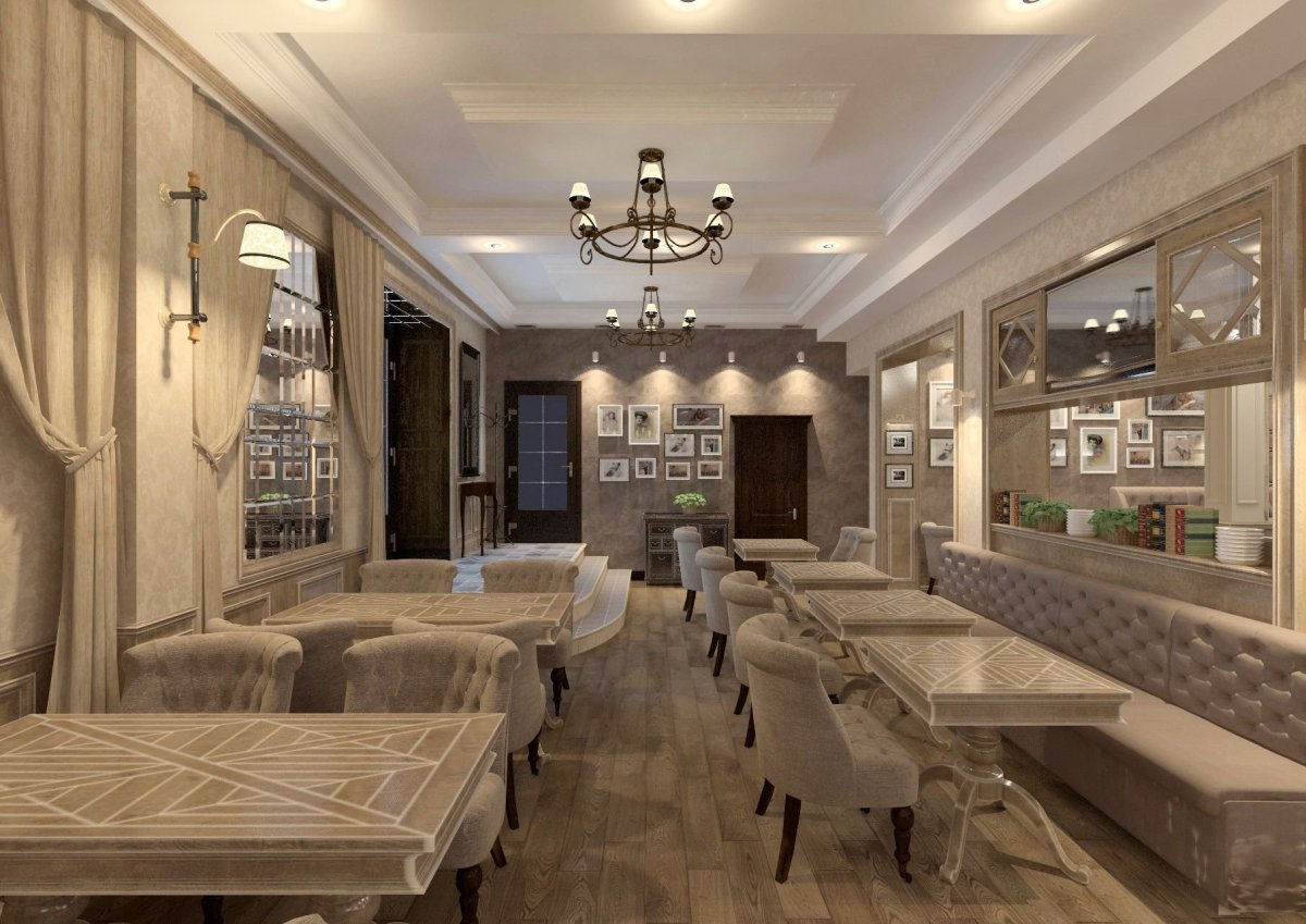 Ресторан в стиле современной классики