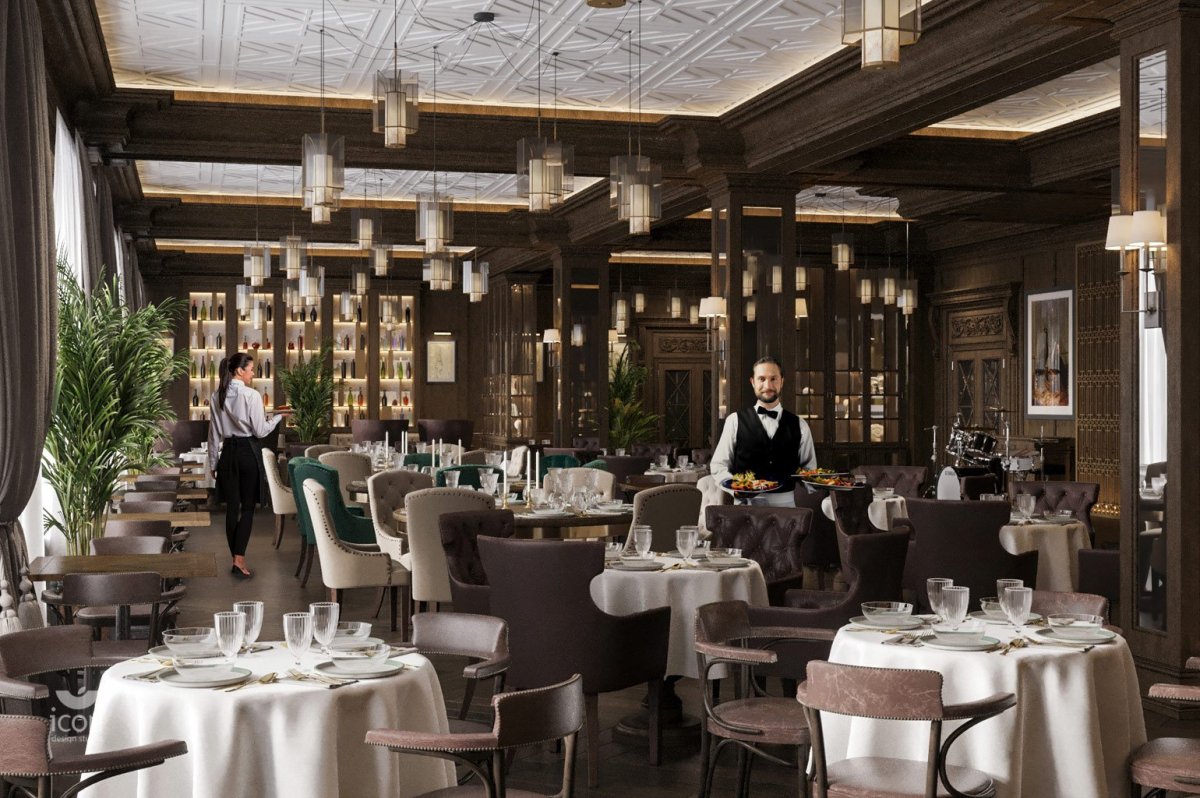 Ресторан в классическом стиле