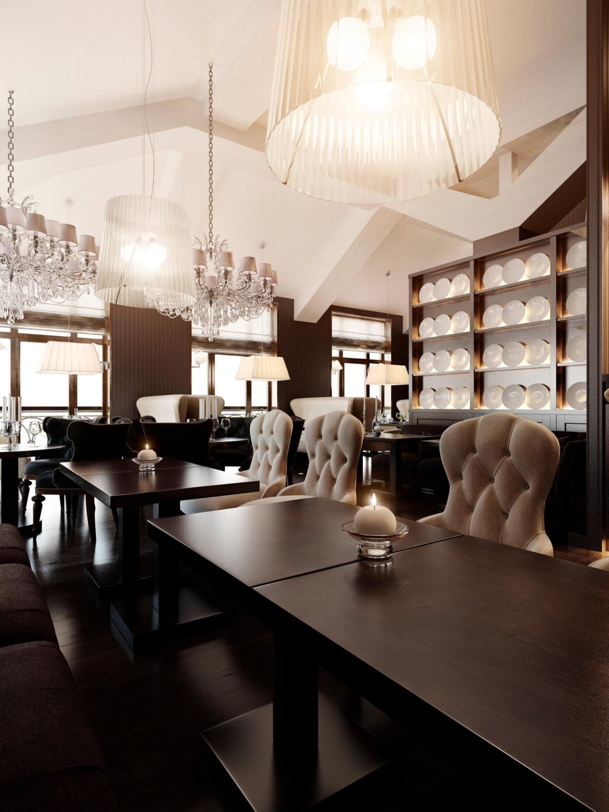 Ресторан в стиле современной классики