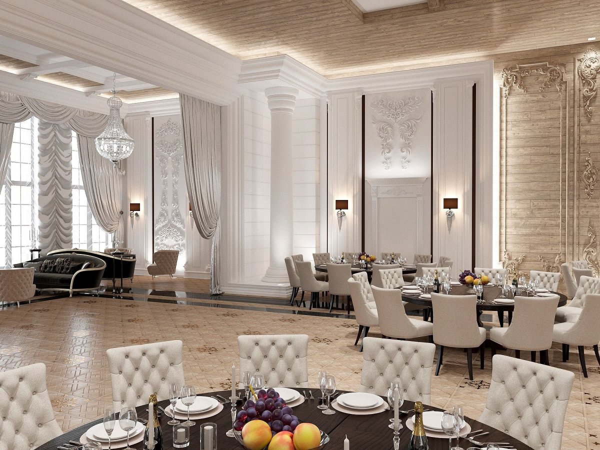 Интерьер ресторана классика