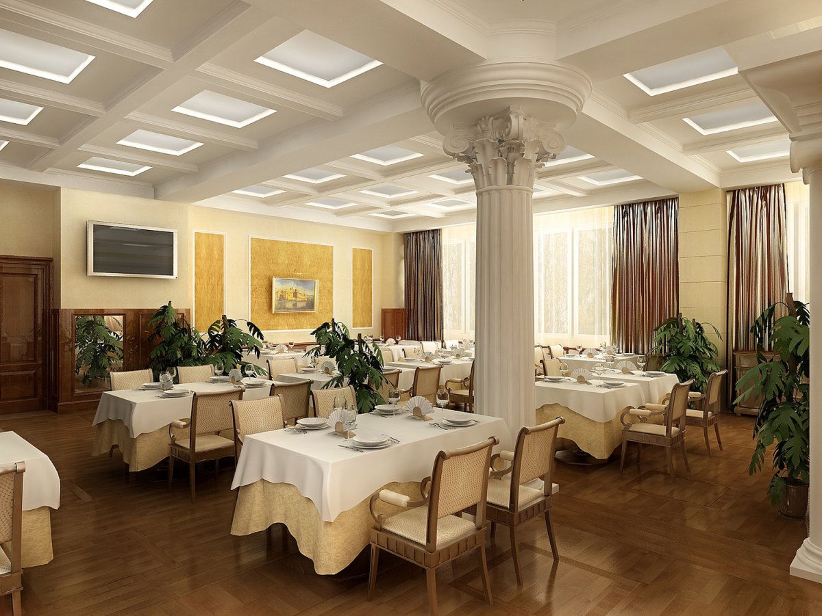 Классический зал ресторана