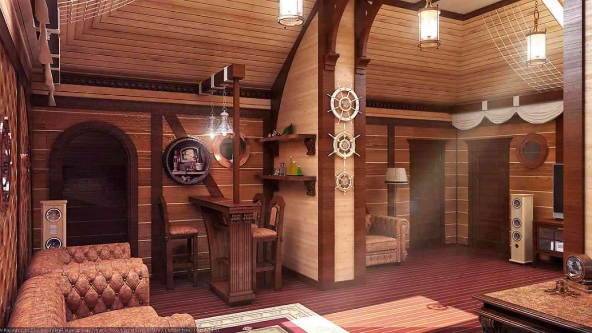 Комната отдыха в бане