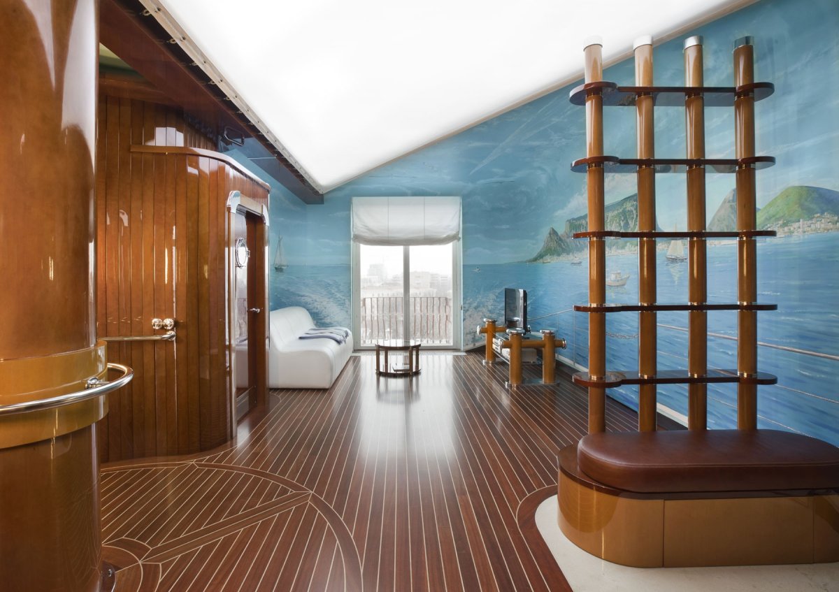 Интерьер в стиле корабля
