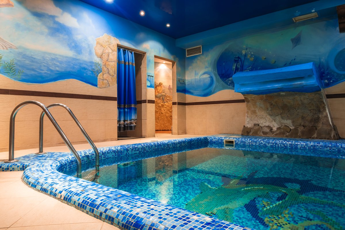 Сауна в морском стиле