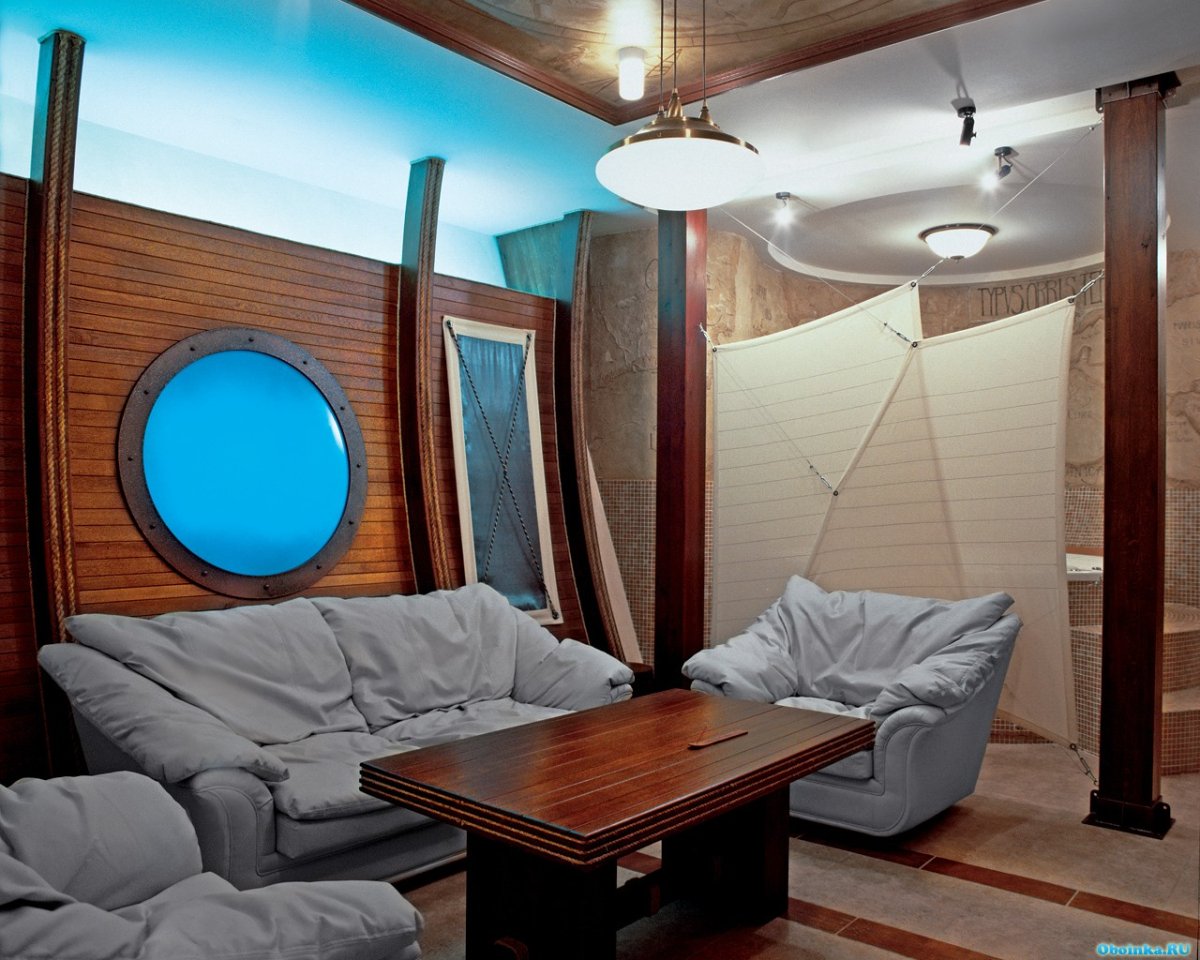 Комната в стиле каюты