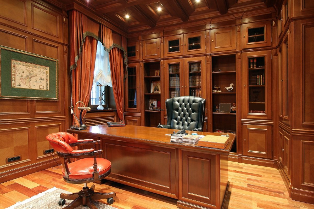 Кабинет в староанглийском стиле