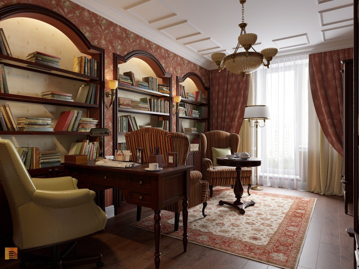 Интерьер рабочего кабинета