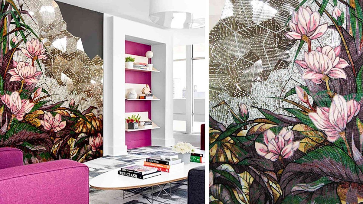 Панно из мозаики на стену