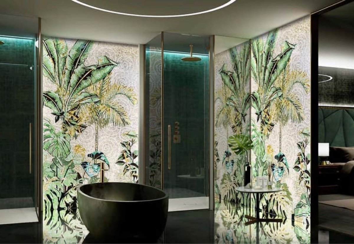 Сичис мозаика в интерьере