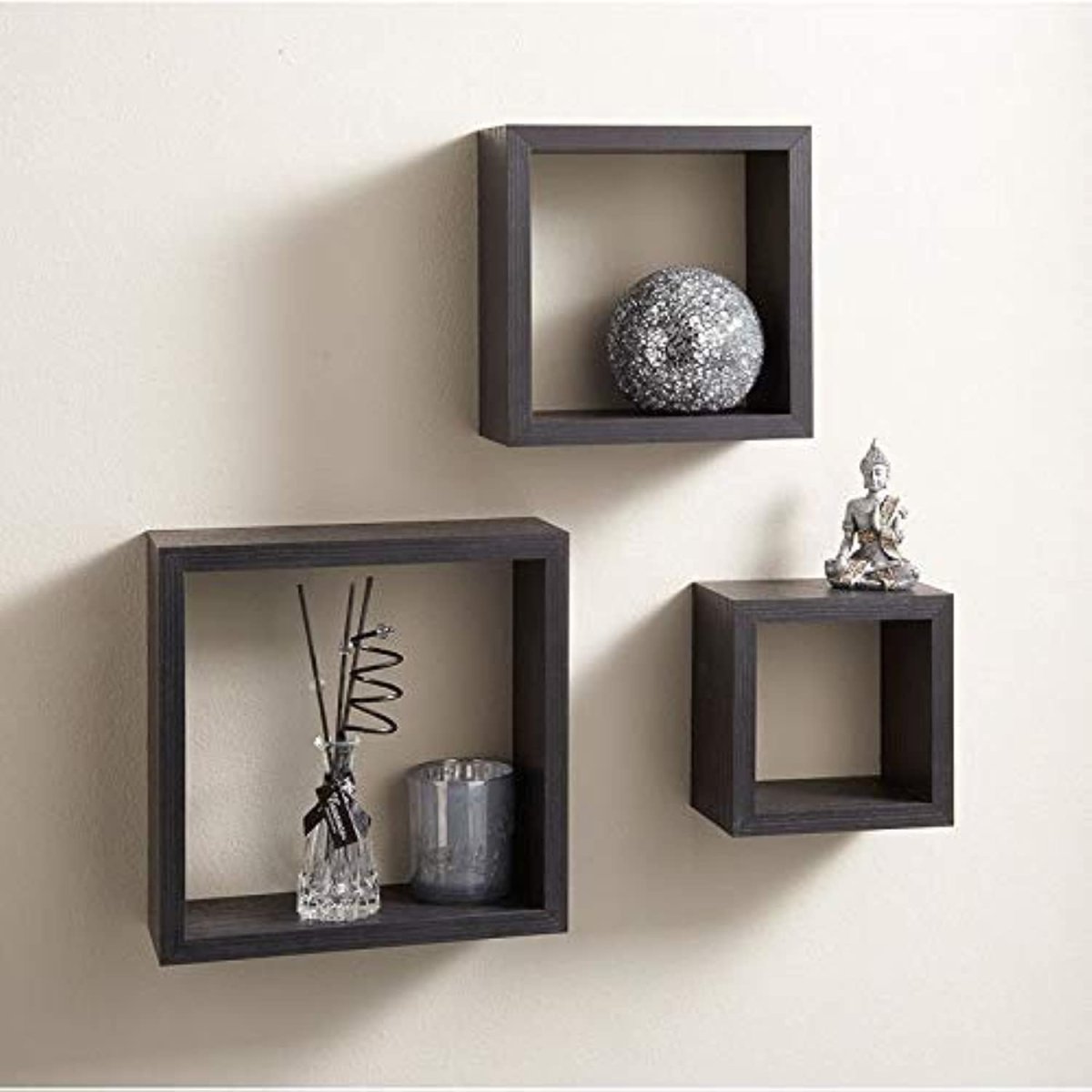 Квадратные навесные полки