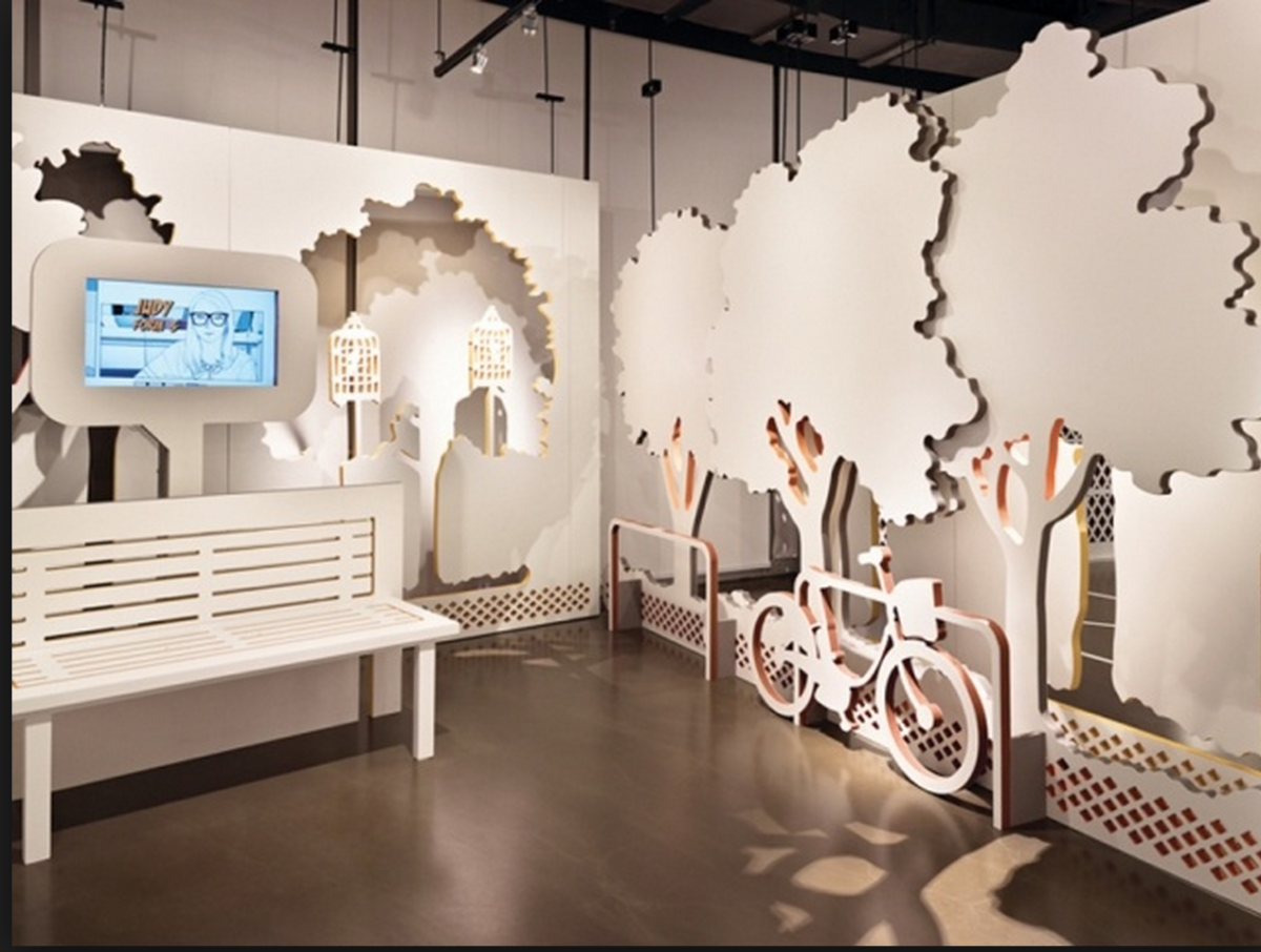 Оригинальные современные стенды