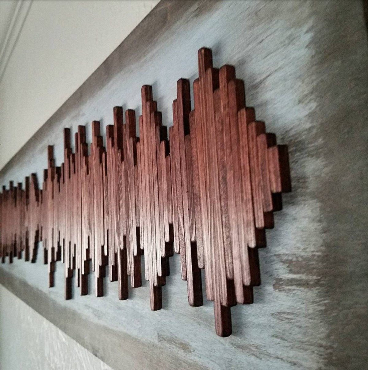 Декор из деревянных реек