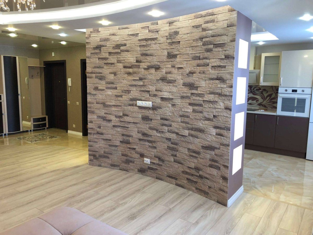 Стены из линолеума