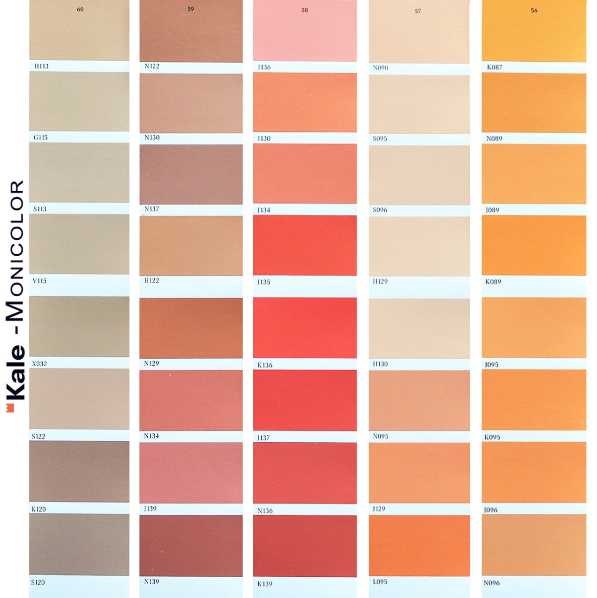 Колер Лакра палитра