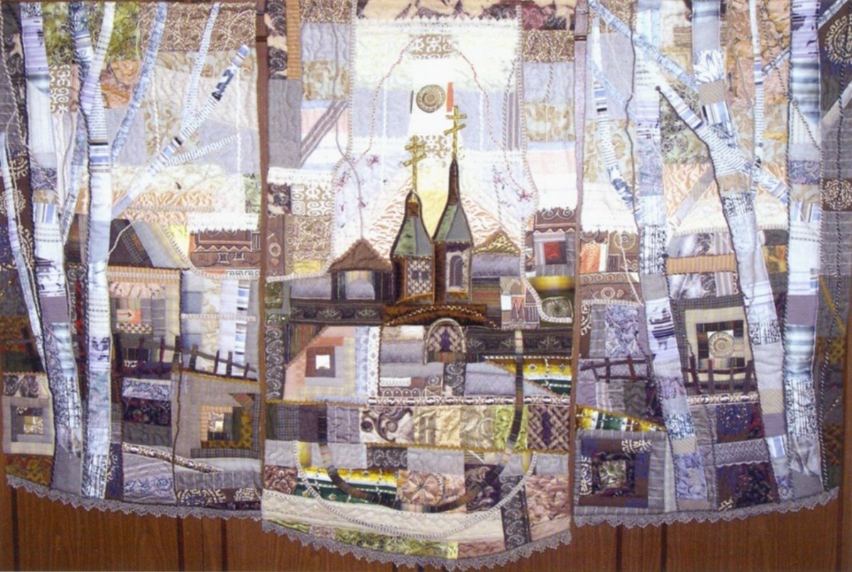 Лоскутные картины Карен Экмайер