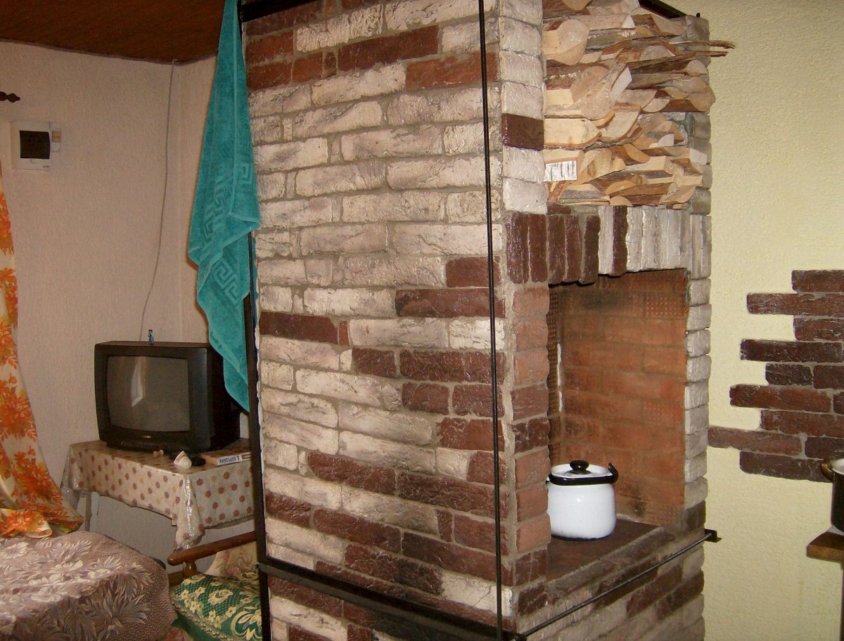 Отделка печи