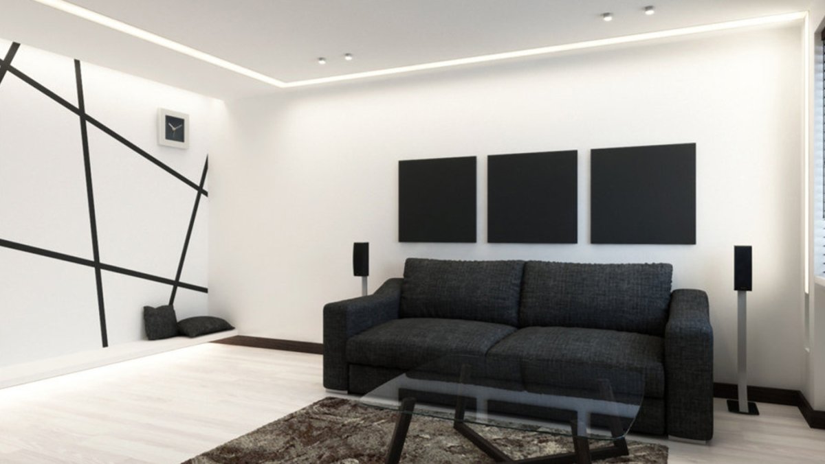 Стены в стиле Минимализм