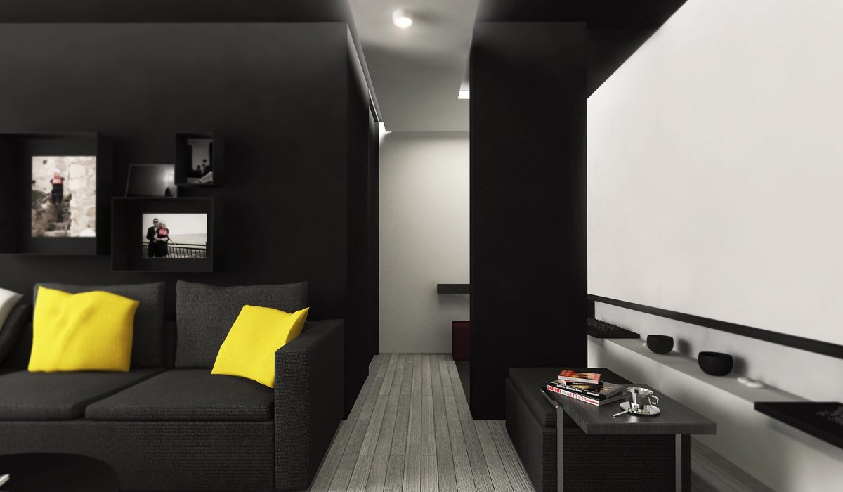 Яркий Минимализм в интерьере