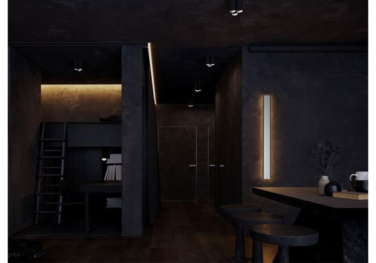 Черная комната на рабочий стол