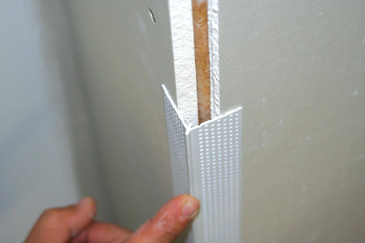 Армирование углов гипсокартона