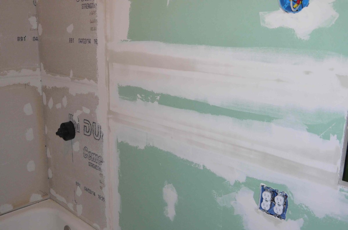 Затирка швов гипсокартона