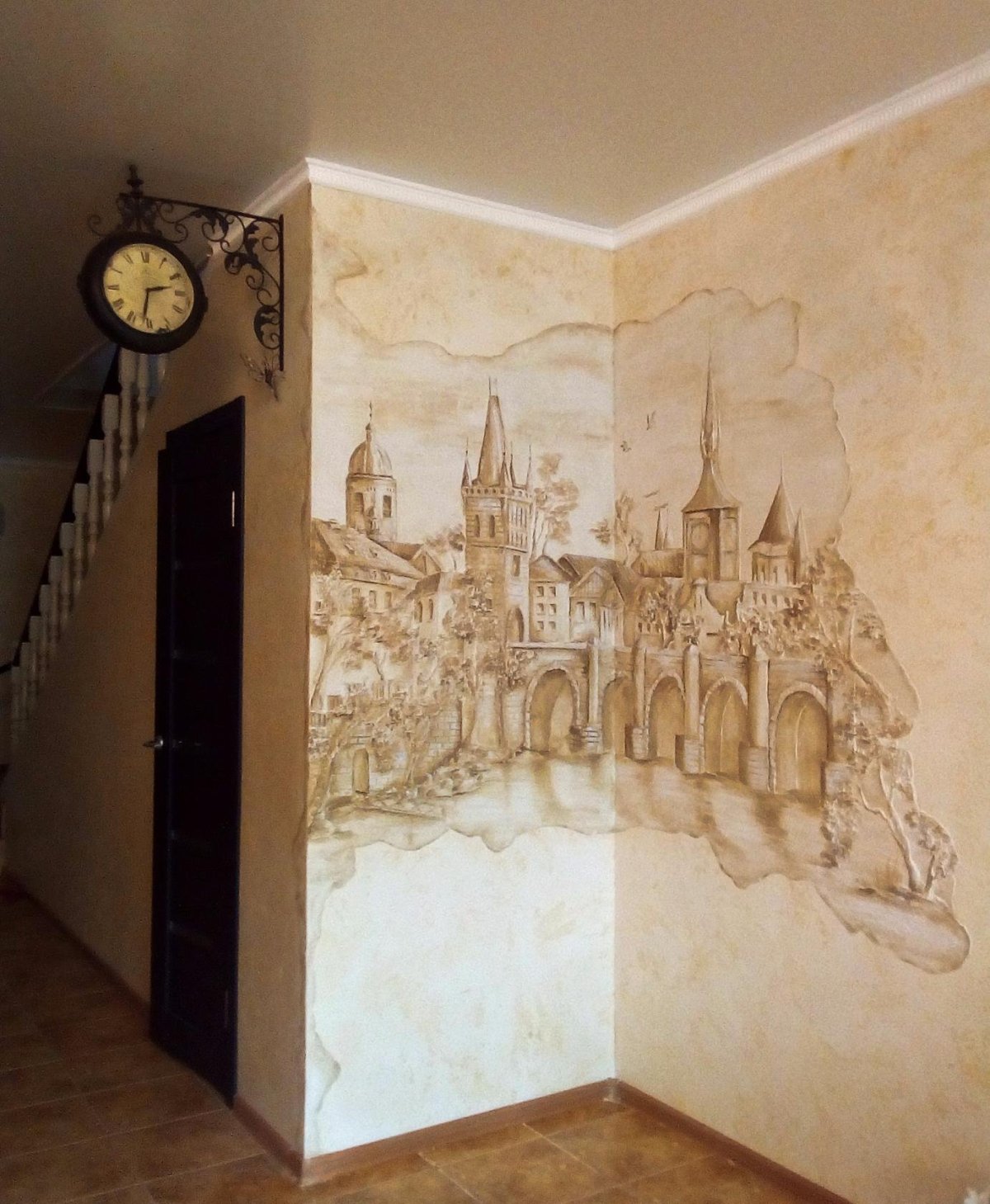 Роспись стен в интерьере